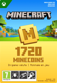 Minecraft: Minecoins Pack: 1720 Coins Xbox Series X|S, Xbox One en Windows 10 - Digitaal