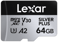 Lexar Professional MicroSDXC Silver Plus 64GB 100MB/s
