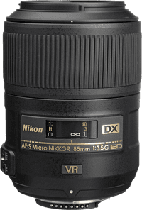 Nikon AF-S 85 mm f/3.5G ED VR DX Micro