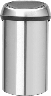 Brabantia Touch Bin 60 Litres Inox Anti-traces de Doigts