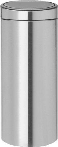 Brabantia Touch Bin 30 Litres Matt Steel Anti-Traces de Doigts