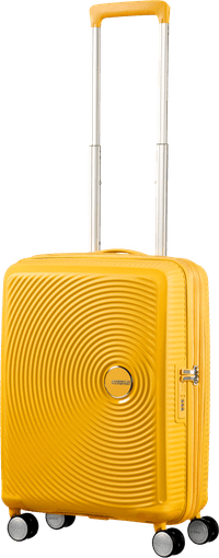 American Tourister Soundbox Expandable Spinner 55cm Golden Yellow