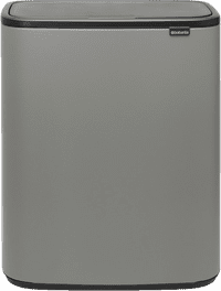 Brabantia Bo Touch Bin 60 Litres Mineral Concrete Grey