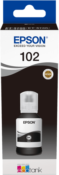 Epson 102 Bouteille d'Encre Pigment Noir