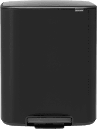 Brabantia Bo Poubelle à Pédale 2 x 30 Litres Matt Black