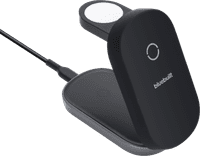 BlueBuilt 3-in-1 Draadloze Oplader met MagSafe en Qi2 25W Zwart