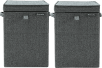 Brabantia Wasboxen Pepper Black Duo Pack