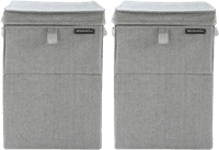 Brabantia Corbeilles à Linge Grey Lot de 2