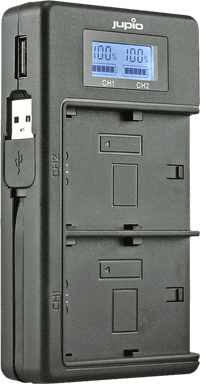 Jupio USB Duo Charger LCD for Sony NP-FZ100