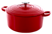 BK Bourgogne Braadpan 24 cm Chili Red