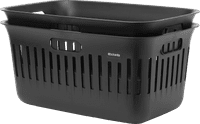 Brabantia Collect-It Wasmand 40 liter - Set van 2 - Black