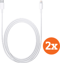 Apple USB-C to Lightning Cable 1m Plastic White Duo Pack
