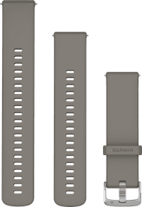 Garmin Bracelet en Silicone Gris/Argent 22 mm