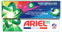 Ariel 3-en-1 Pods Colour - 30 Pièces