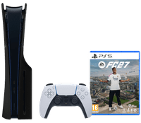 PlayStation 5 Slim Disc Edition + FC 27 + Covers Zwart