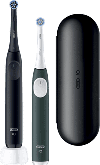 Oral-B iO 2 Zwart en Groen Duo Pack + Reisetui