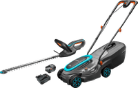 Gardena PowerMax 32/18V P4A Solo + Gardena EasyCut 45/18V + Bosch Kit de Démarrage 18 V 4,0 Ah