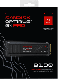 SANDISK Optimus GX PRO 8100 4TB Heatsink PCIe 5.0 NVMe SSD