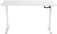 Euroseats Bureau Manivelle 160 x 80 Blanc / Blanc