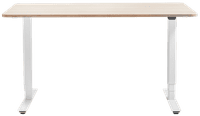 Ahrend Brisk Bureau Assis-Debout Électrique 120 x 80 Blanc/Chêne