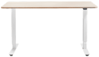 Ahrend Brisk Bureau Assis-Debout Électrique 160 x 80 Blanc/Chêne
