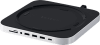 Satechi Aluminum Mac Mini (jusqu'en 2023) Stand Hub Argent