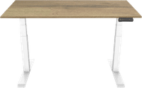 Euroseats Elektrisch Zit Sta Bureau 160 x 80 Wit/Eiken