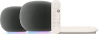 Google Home Speaker Gray Duo Pack + Google TV Streamer 4K