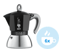 Bialetti New Moka Induction Black 6 Cups