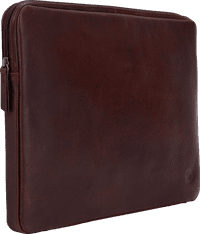 BlueBuilt 15 - 16 inches Laptop Sleeve Width 36 - 37cm Leather Brown
