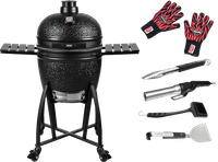 Grill Guru Prime Satin Black Large Starterspakket