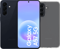 Samsung Galaxy A57 128 Go Bleu Foncé 5G + BlueBuilt Back Cover Transparent