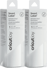 Cricut Joy Smart Étiquettes inscriptibles 14 x 122 Blanc Lot de 2