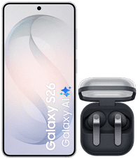 Samsung Galaxy S26 512GB White 5G + Samsung Galaxy Buds4 Pro Black