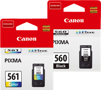 Canon PG-560 + CL-561 Cartouches Pack Combiné