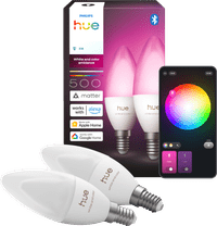 Philips Hue Candle Light White and Color E14 Duo Pack