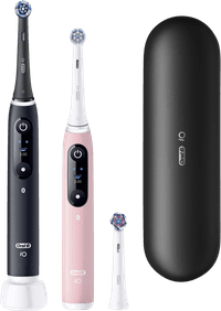 Oral-B iO 6 Zwart en Roze Duo Pack
