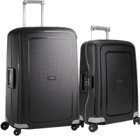 Samsonite S'cure Spinner 75+55cm Black kofferset