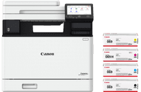 Canon i-SENSYS MF754 CDW II + 1 Set de Toners XL Supplémentaires