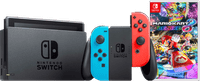 Nintendo Switch Rood/Blauw + Mario Kart 8 Deluxe