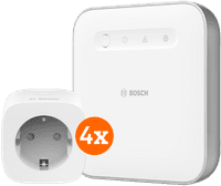 Bosch Smart Plug Compact Lot de 4 + Smart Home Controller