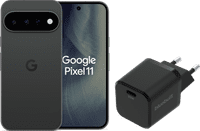 Google Pixel 11 512GB Zwart 5G + BlueBuilt Oplader met Usb C Poort 30W Zwart