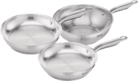 Tefal Virtuoso Set de Poêles à Frire 24 + 28 cm + Wok 28 cm