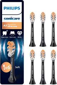 Philips Sonicare Premium All-in-One Zwart (6 stuks)