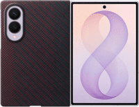 Samsung Galaxy Z Fold 8 Carbon Back Cover with Magnet Red