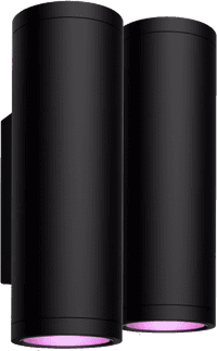 Philips Hue Appear Applique Murale White and Color Noir Lot de 2