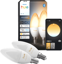 Philips Hue Ampoule Bougie White Ambiance E14 Lot de 2