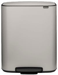 Brabantia Bo Prullenbak 60 Liter Soft Grey