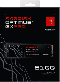 SANDISK Optimus GX PRO 8100 4TB PCIe 5.0 NVMe SSD