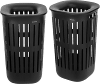 Brabantia Collect-It Panier à Linge 55 Litres - Set de 2 - Black